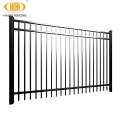 Flat Top Tubular Picket Steel Metal Fence Panels